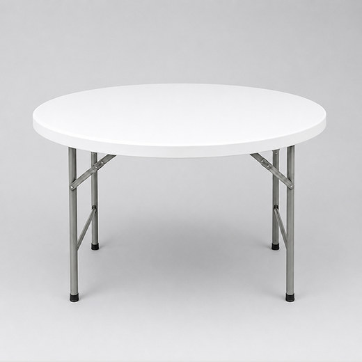 White round banquet folding table