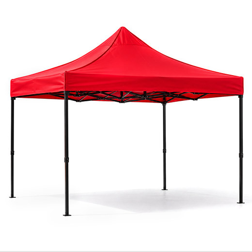 Red outdoor pop-up tent